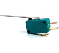 Interrupteur de limite des commutateurs 5pcs Micro Interrupteurs 1 6A 250V 125V NO + NC 6. 3 mm broches SPDT Switch 28 52 le levier à rouleau roulettes Microswitch(Kw7-9)