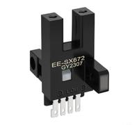 Interrupteur de limite photoélectrique en forme de U, capteur inductif de détection de 5 mm, NPN NO/NC, pour les systèmes de convoyage, modèle EE-SX670(EE-SX672)