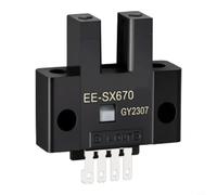 Interrupteur de limite photoélectrique en forme de U, capteur inductif de détection de 5 mm, NPN NO/NC, pour les systèmes de convoyage, modèle EE-SX670(EE-SX670)