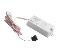 Interrupteur de lumière sans contact avec capteur IR - Détection automatique d'ouverture de porte pour meubles cuisine 200 W Charge Blanc Design compact 78 mm