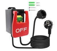 Interrupteur de Machine 250V Binghe 250V 16A Interrupteur Marche, Interrupteur solénoïde du bouton d'urgence, Interrupteur de Sécurité avec Prise pour éteindre rapidement la table de fraisage