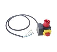 Interrupteur de machine industrielle V 3 phases avec clapet d'arrêt d'urgence avec versions de phase et interrupteur à câble pour appareils haute performance