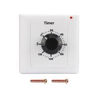 Interrupteur de minuterie - AIMOONSA - 120 min - AC 220V 15A - Mécanique - Murale universelle