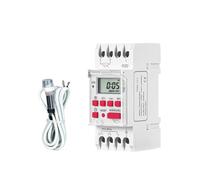 Interrupteur de minuterie et de contrôle de lumière THC AC85-250V, minuterie numérique LCD programmable hebdomadaire, relais temporisé avec cellule photoélectrique