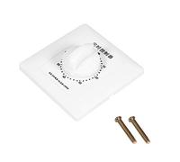 Interrupteur de minuterie, interrupteur de minuterie de compte à rebours interrupteur de temps mécanique contrôle de compte à rebours pour ventilateur chauffe-eau pompe AC 220 V 30/60/120 Min(60min)