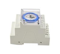 Interrupteur de minuterie mécanique analogique 110 V-220 V - Relais de minuterie programmable 24 heures par jour SUL181D for la domotique et le bureautique