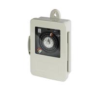 Interrupteur de minuterie mécanique Noir TB330 30 A 250 V CA Interrupteur de minuterie programmable sur Rail DIN Contrôleur de Temps