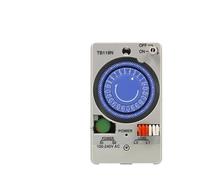 Interrupteur de minuterie mécanique sur rail DIN TB118N - 100-240 VCA, 50-60 Hz, avec couvercle de protection for la domotique et le bureautique