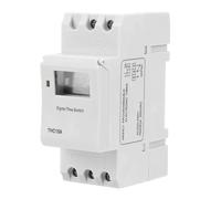 Interrupteur de minuterie numérique THC15A, interrupteur de contrôle de temps électronique programmable, interrupteur de temporisation sur rail DIN, AC220-240 V