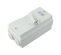 Interrupteur de moteur éteint 1 pôle IP65 étanche, interrupteur de séparation pour générateur 20 A/35 A/63 A 440 V CA, interrupteur isolateur de sécurité avec contacts en cuivre (35 A)
