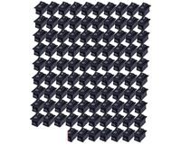 Interrupteur de moto, accessoires de voiture, 5 pièces/ensemble, bouton-poussoir, 21x15mm, SPST 2 broches 6A 250V KCD11, encliquetable, marche/arrêt(Black -100pcs)