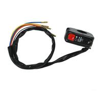 Interrupteur de moto fonctionnel 78 sur guidon droit, comprend des boutons Start Stop et Kill