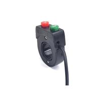 Interrupteur De Moto Interrupteur À Bouton Combiné Klaxon Et Phare 22 Mm Accessoires Universels Pour Moto Vélo Électrique Automobile(1pc green red)