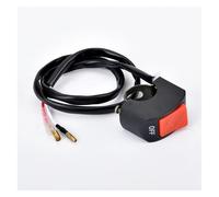 Interrupteur De Moto Interrupteur De Moto À Bouton-poussoir 22 Mm 12 V Connecteur Marche/arrêt Guidon Pour VTT Vélo Électronique Scooter