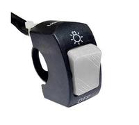 Interrupteur De Moto Interrupteur Moto Bouton Commande Marche/arrêt Montage Sur Guidon Phare Lampe Signalisation Interrupteurs Modifiés Accessoires(GRAY)