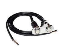 Interrupteur De Moto LED En Acier Inoxydable, Double Bouton Marche-arrêt Pour Phare Antibrouillard De Guidon(A Red-1Pc)