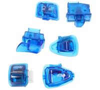 Interrupteur de Phare Bleu et Scooter, pour Moto Commande Guidon | Bouton de Clignotant, Contrôle du Klaxon, Plastique, Accessoire Adaptable pour Deux-roues