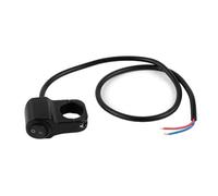 Interrupteur de phare de guidon de moto en alliage d'aluminium, 22mm, 7/8 pouces, interrupteurs étanches à 2 fils, interrupteur rétro de projecteur antibrouillard 12V Ensemble D'interrupteur de Klaxon