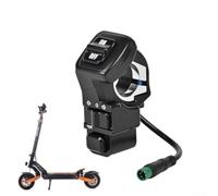 Interrupteur de phare de rechange pour Kukirin pour G2 Pro pour scooters électriques G3 Pro avec bouton clignotant intégré Unité de contrôle 3 en 1 Boîtier en plastique étanche Installation simple