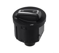 Interrupteur de phare de voiture compatible avec OEM 5G0941431BG 5G0941431AS, bouton de commande d'éclairage intérieur, variateur d'intensité de tableau de bord, plastique ABS contrôle automatique de