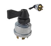 Interrupteur de Phare de Voiture, Résistant à L'ozone, Résistant aux Fissures, Multifonctionnel Ignition Commutateur, Adapté à tous Les Types de Camions, Tracteurs et Autres Modèles (Argenté)