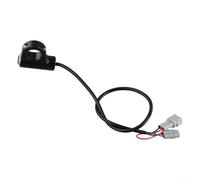 Interrupteur de phare étanche 12 V pour alliage d'aluminium CNC avec boîtier en plastique, longueur de câble de 550 mm, convient pour guidon de 22 mm de diamètre, corrosion
