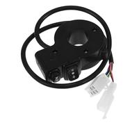 Interrupteur de Phare Moto, Commodo Guidon Noir Plastique | Commande au Guidon, pour Scooter et Vtt, Installation Rapide, Visibilité Accrue, Conduite Nocturne