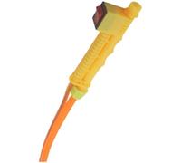 Interrupteur de poignée de pulvérisateur électrique avec câble de commande à double fil, 1,2 pour tuyau en PVC M pour pulvérisation agricole, jaune/gris, 18 x 1,5 filetage A