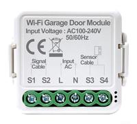 Interrupteur de porte de garage intelligent avec connexion directe WiFi, pas besoin de mises à jour de statut en temps réel et intégration d'assistant vocal