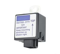 Interrupteur de préchauffage pour Kubota 4 broches Noir 12 V | Mélange de métal et de plastique, testé durable, résistant à la corrosion, boîtier noir, ajustement précis