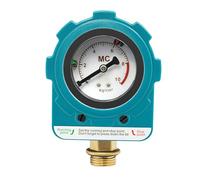 Interrupteur de pression pour pompe à eau, 10 bars, pour pompe à eau, 220 V NPT 1/2", avec manomètre, régulateur de pression réglable pour pompe submersible, pompe centrifuge, pompe de jardin et puits