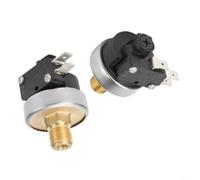 Interrupteur de pression sous vide réglable 10 x 5 x 5 cm G1/4 G1/8 | Plage de pression réglable -20 à -80 KPa Compatible avec les systèmes pneumatiques Installation facile (G1/4 -80 kpa)