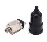 Interrupteur de Pression Type Membrane, Commutateur Pneumatique Réglable 2/5 Pouce, Normally Closed - Acier Inoxydable Anticorrosion, Isolation Sécurisée, Usage Air Comprimé et