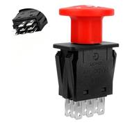 Interrupteur de prise de force à 8 bornes 10 A pour tondeuse Delta 6204 6201 Compatible Hustler Dixie Chopper Husqvarna Pièces de tondeuse Classic RZT Pro Series SZT Pro Series Zee 2 RZT