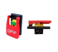 Interrupteur de protection contre les sous-tensions KJD17B, lot de 2, KJD17B-16, interrupteur de sécurité électromagnétique 220 V-240 V avec couvercle d'arrêt d'urgence