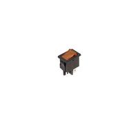 Interrupteur de puissance a bascule 3a-250v dpst on-off - avec temoin neon orange