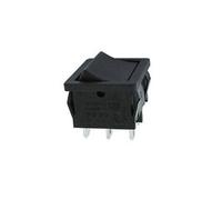 Interrupteur de puissance a bascule 5a-250v dpdt on-on - noir