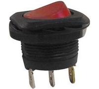 Velleman R1945C commutateur électrique Interrupteur à balancier Noir, Rouge