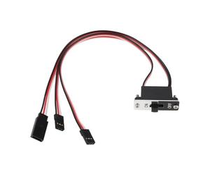 Interrupteur de Récepteur Renforcé Haute Résistance Compatible avecJR Graupner Futaba Compatible avecCarson