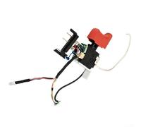 Interrupteur de rechange 343412370 pour Metabo pour PowerMaxx BS 10,8 V, compatible avec perceuse sans fil BS 12 V, pièce de rechange pour outil électrique en métal et plastique
