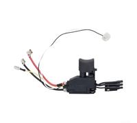 Interrupteur de rechange 650753-7 632F27-4 pour pièces de pilote XPH10Z XFD10Z DDF482, bouton de déclenchement en plastique noir, composant de réparation pour entretien d'outils électriques +