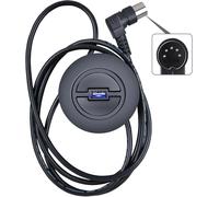 Interrupteur de rechange pour fauteuil inclinable à 2 boutons avec prise à 90 degrés à 5 broches pour fauteuil inclinable Fromann Power ou fauteuil élévateur, avec USB et lumière bleue