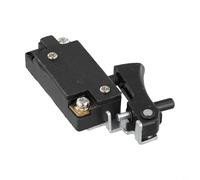 Interrupteur de rechange pour meuleuse d'angle - AC250 V 10 A - Interrupteur à gâchette à bouton-poussoir - Indice IP20 - Boîtier en plastique - Durée de vie 150 000 - Pour meuleuses d'angle