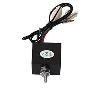 Interrupteur de régulation de la température de l’évaporateur 10 A CA, thermostat universel pour bus et camions, réfrigération réglable de 1 à 20 °C, matériau ABS avec commutation (12V)