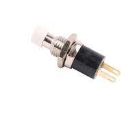 Interrupteur de réinitialisation PBS-110 7 mm, bouton marche/arrêt, normalement ouvert, verrouillage vert/rouge, 250 V/1 A, for machine à monter soi-même(White)