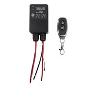 Interrupteur de relais télécommande sans fil, interrupteur à bouton-poussoir étanche et relais de circuit AC110-240 V 30 A pour éclairage extérieur, pompes, moteurs et domestiques (A)