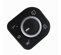 Interrupteur de rétroviseur pour VW Golf Plus 2005-2014 et Sharan 2011-2015 ; Bouton de réglage du rétroviseur ; Interrupteur de Commande des rétroviseurs latéraux 5ND959565A 5K0 959 565