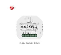 (Interrupteur de rideau ZB) Module de commutateur Wi-Fi Moes Smart Zigbee Variateur de lumière Interrupteur