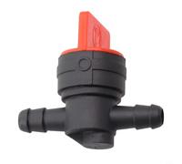 Interrupteur de robinet à angle droit pour connexion de carburant de carburateur sur tondeuses à gazon avec tuyau de 6 mm et 8 mm compatible