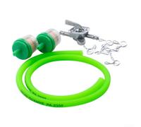 Interrupteur de robinet à essence en ligne pour moteur de moto chinoise 50 | Compatible avec mini moto pour quad scooter, aller pour les applications de kart, valve en ligne, contrôle facile du débit
